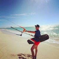 Ruben kitesurf